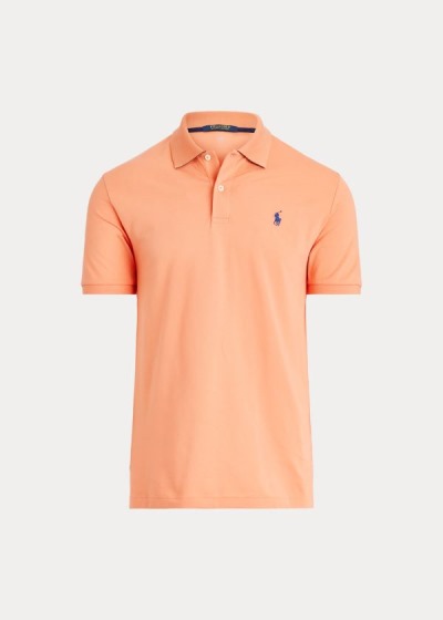 Polos Ralph Lauren Hombre Naranjas - Custom Slim Performance - IKWMP2958